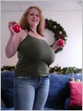 Sapphire BBW Busty Big Boobs Holiday 1